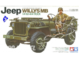 tamiya maquette militaire 35219 jeep mb 1/35