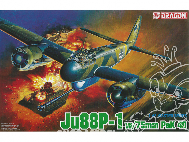 Dragon maquette avion 5543 Ju 188A-1 Racher 1/48