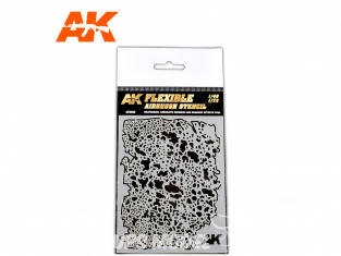 AK interactive aérographe ak9080 Pochoir flexible pour aérographe 1/48 1/72