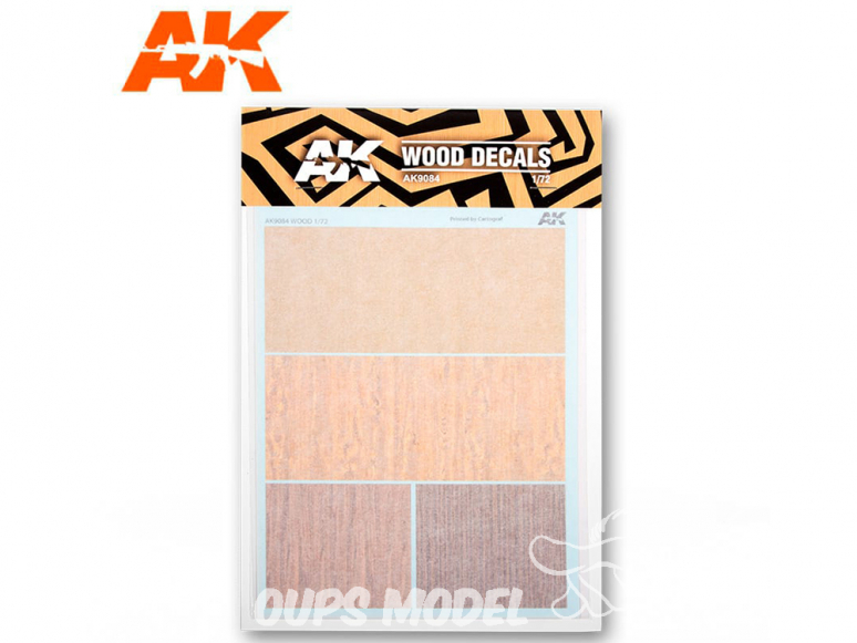 AK interactive ak9084 Décalques bois 1/72