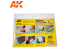 AK interactive ak9045 Feuille cache PVC A4 - Feuille de masquage PVC