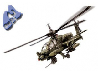 Force of Valor miniature helico 80008 UH-64A Apache 1/48