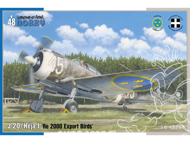 Special Hobby maquette avion 48208 Reggiane Re.2000 J-20/Héja I 'Re 2000 Export Birds' 1/48