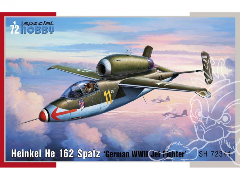 Special Hobby maquette avion 72341 Heinkel He 162 Spatz 1/72