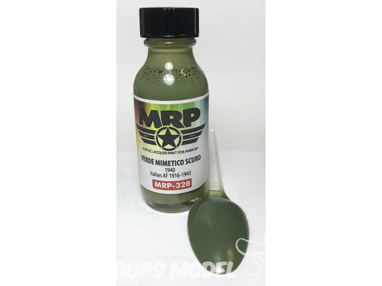 MRP peintures 328 CAMOUFLAGE VERT SOMBRE Italien AF 1916-1943 30ml