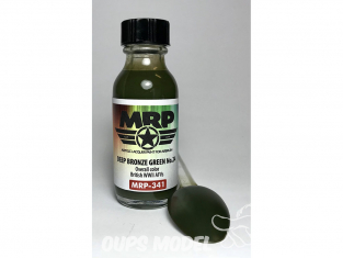 MRP peintures 341 VERT BRONZE PROFOND N ° 24 couleur générale AFV BRITANNIQUE WWII 30ml