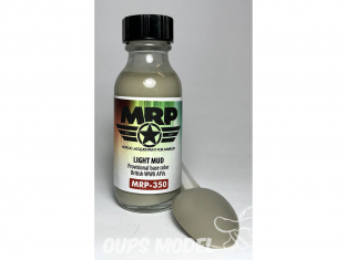 MRP peintures 350 SCC No.15 BOUE LÉGÈRE Couleur de base provisoire AFV BRITANNIQUE WWII 30ml