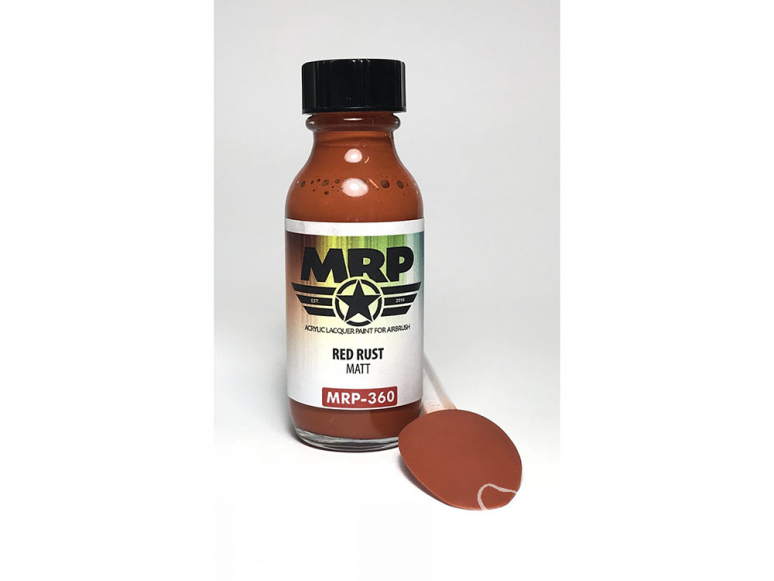 MRP peintures 360 ROUILLE ROUGE 30ml