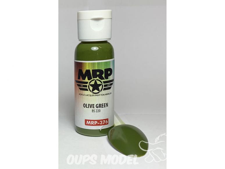 MRP peintures 376 OLIVE VERT BS220 30ml