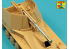 Aber 35L11N Fut de canon 105 mm allemand LeFH 18M / 2 L / 28 (Wasp Sd.Kfz.124) kit tamiya et AFV Club 1/35