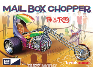 MPC maquette moto 892 Ed Roth’s Mail Box Chopper (Série Trick Trikes) 1/25