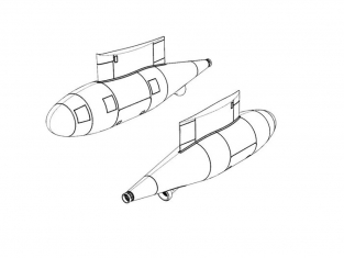 Brengun kit d'amelioration avion BRL48132 Pod de ravitaillement KC-130J 1/48