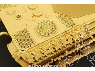 Hauler accessoires diorama HLX48396 kit amelioration Panther Ausf.D GRILLES (Tamiya kit) 1/48