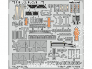 Eduard photodecoupe avion 73711 Amélioration U-2 / Po-2VS Icm 1/72