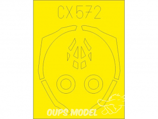 Eduard Express Mask CX572 F-35B Academy 1/72