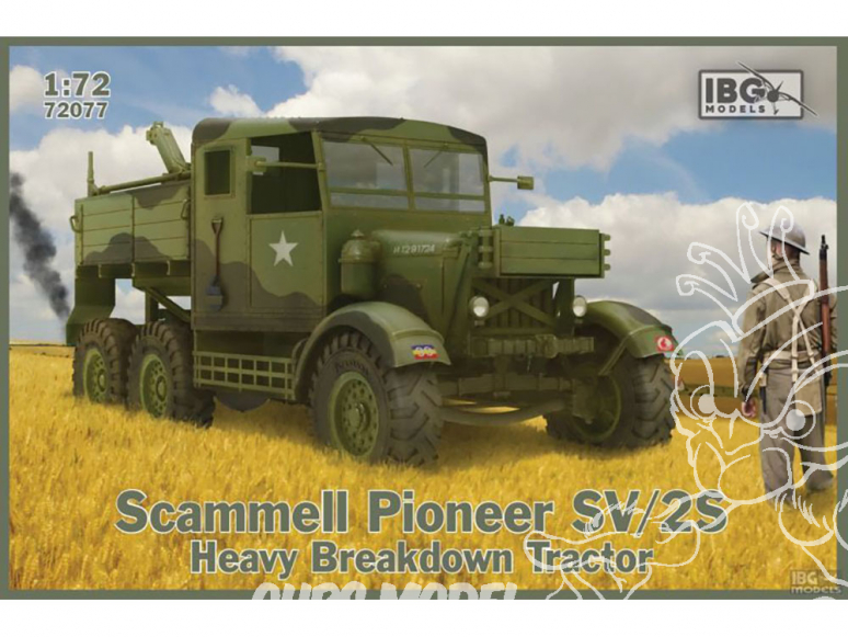 IBG maquette militaire 72077 Scammell Pioneer SV / 2S Tracteur de dépannage lourd 1/72