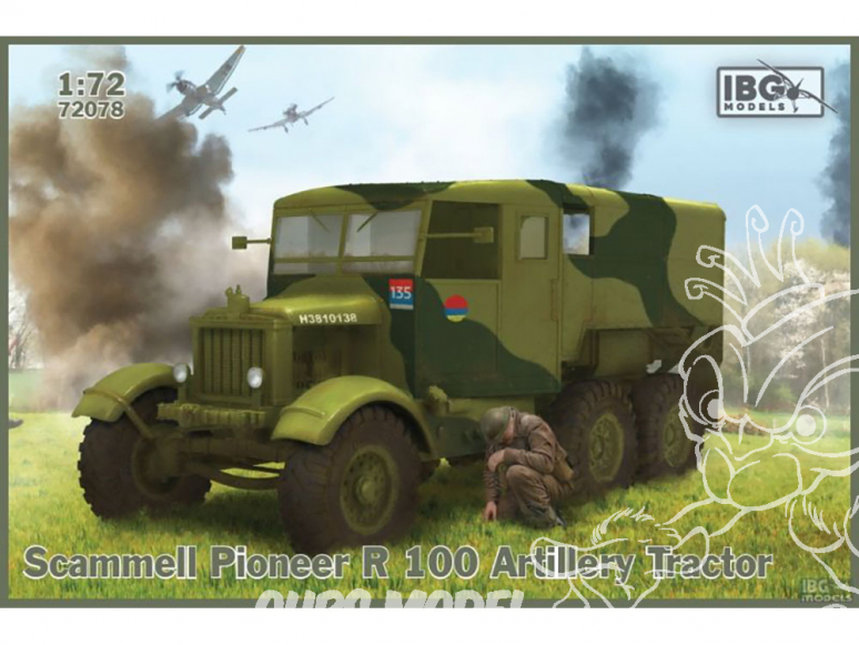 IBG maquette militaire 72078 Tracteur d'artillerie Scammell Pioneer R100 1/72