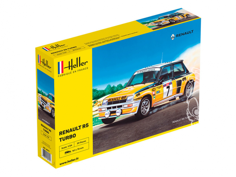 heller maquette voiture 80717 Renault 5 turbo 1/24