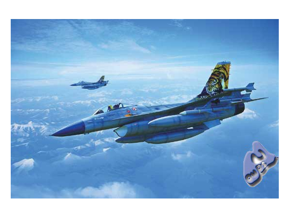 Hobby Boss maquette avion 80272 F-16A Fightning Falcon 1/72