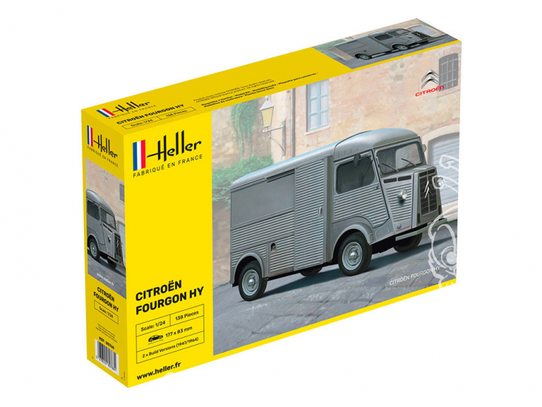 Heller maquette voiture 80768 Tube HY Citroen Fourgon Type H 1/24