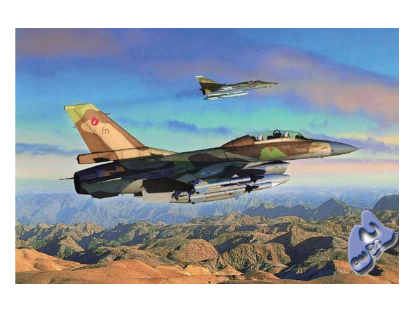 Hobby Boss maquette avion 80273 F-16B Fightning Falcon 1/72