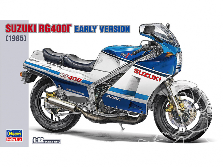 Hasegawa maquette moto 21509 Suzuki RG400R version de debut 1/12