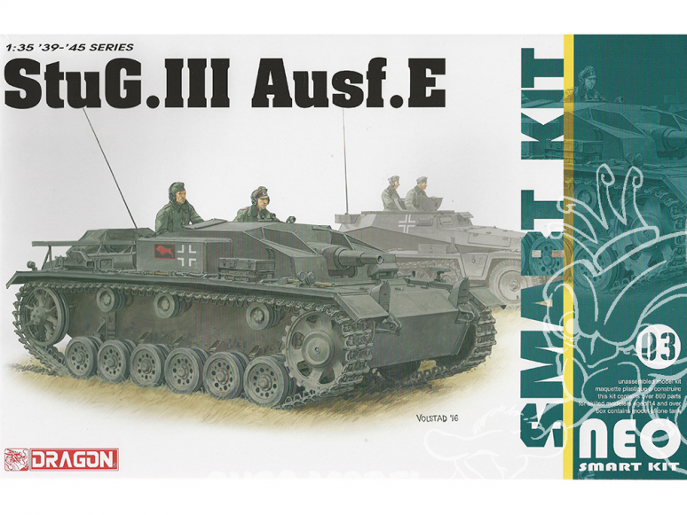 Dragon maquette militaire 6818 StuG.III Ausf.E (Neo Smart Kit) 1/35