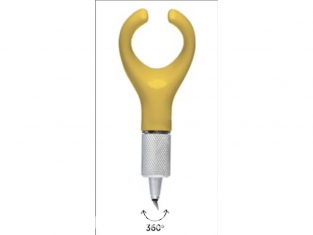 ModelCraft PKN5300 micro couteau à doigt pivotant avec 2 lames de rechange