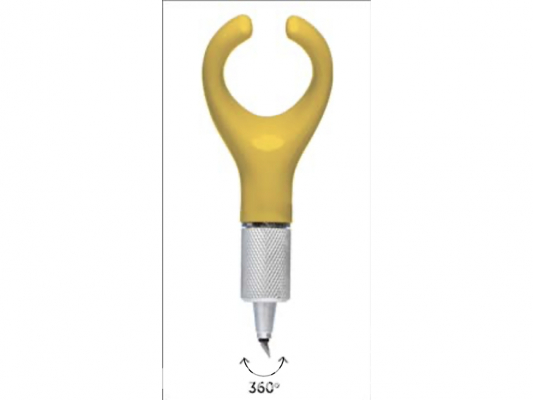 ModelCraft PKN5300 micro couteau à doigt pivotant avec 2 lames de rechange