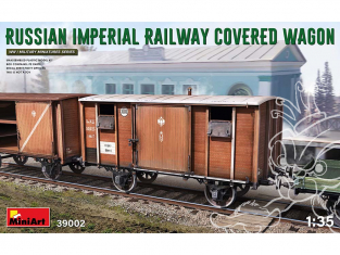 Mini Art maquette militaire 39002 Wagon couvert impérial russe 1/35
