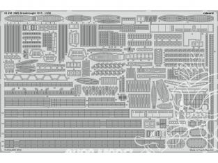 Eduard photodecoupe bateau 53258 Amélioration HMS Dreadnought 1915 Trumpeter 1/350