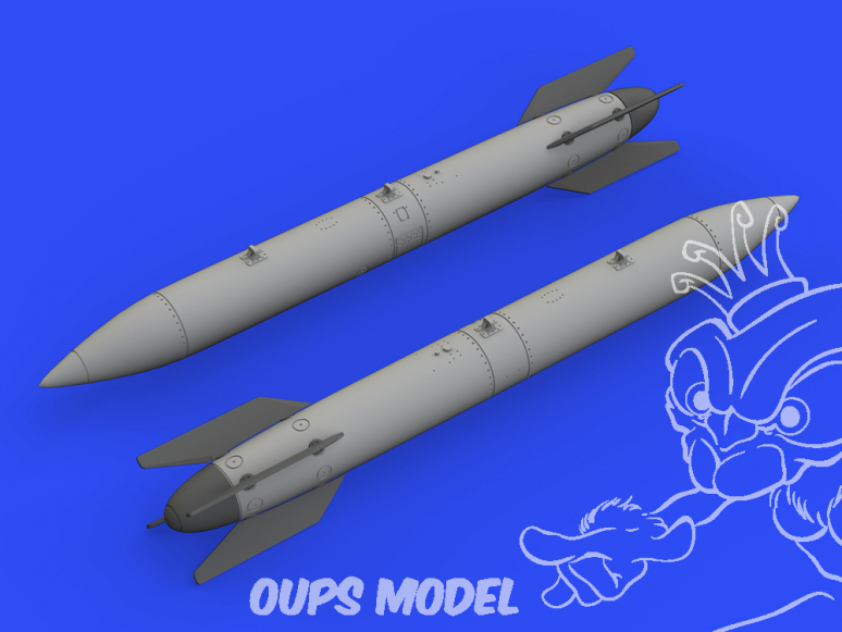 Eduard kit d'amelioration avion brassin 648559 B-61 Bombes nucléaires 1/48