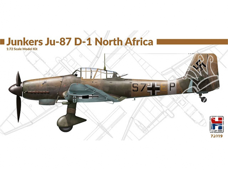 Hobby 2000 maquette avion 72019 Junkers Ju 87 D-1 Afrique du Nord 1/72