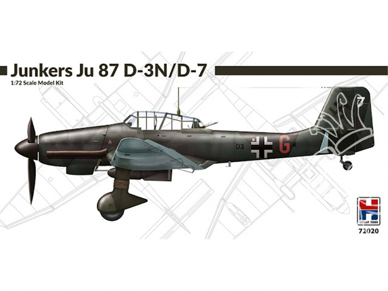 Hobby 2000 maquette avion 72020 Junkers Ju 87 D-3N/D-7 1/72