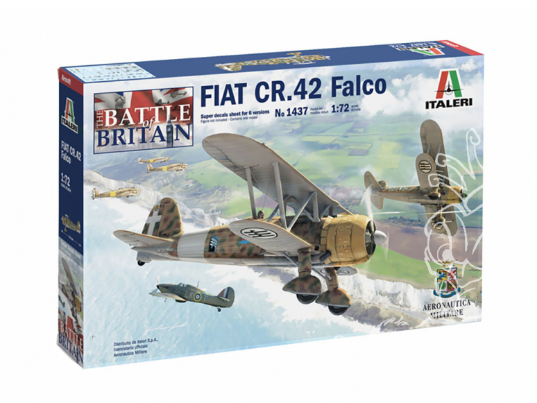 Italeri maquette avion 1437 FIAT CR.42 Falco 1/72