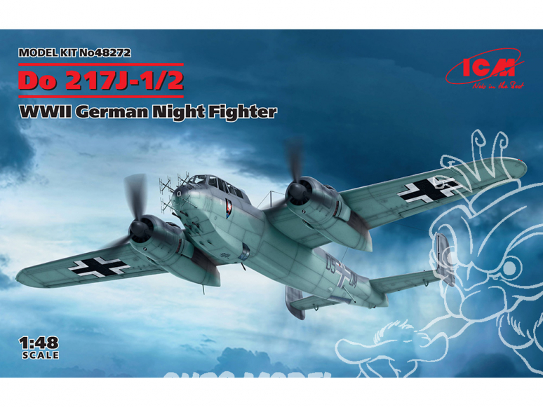 Icm maquette avion 48272 Do 217J-1/2, chasseur de nuit allemand de la Seconde Guerre mondiale 1/48