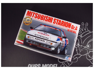 Beemax maquette voiture B24023 MITSUBISHI STARION Gr.A '87 JTC Ver 1/24