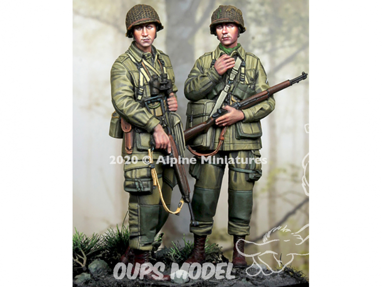 Alpine figurine 35277 US 101st Airborne Set (2 figures) 1/35