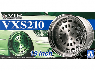 Aoshima maquette voiture 52471 Jantes VIP VXS210 19" et pneus 1/24