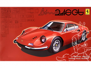 Fujimi maquette voiture 126234 Ferrari Dino 246GT 1/24