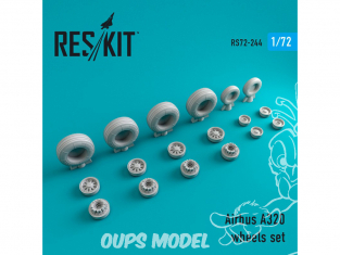 ResKit kit d'amelioration Avion RS72-0244 Ensemble de roues A320 1/72