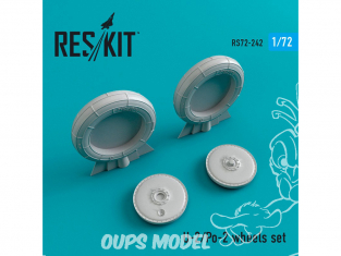 ResKit kit d'amelioration Avion RS72-0242 Ensemble de roues U-2/Po-2 1/72