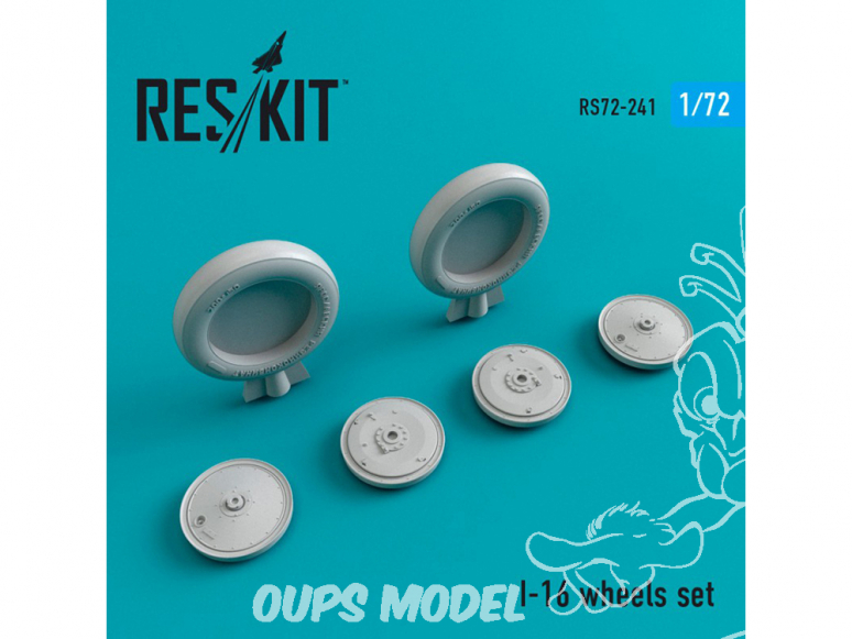 ResKit kit d'amelioration Avion RS72-0241 Ensemble de roues I-16 1/72