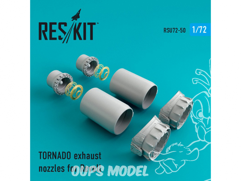 ResKit kit d'amelioration Avion RSU72-0050 Tuyère pour TORNADO pour kit Revell 1/72