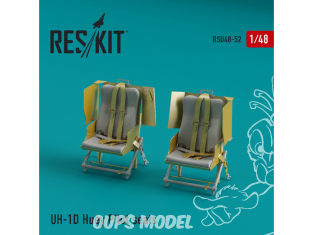 ResKit kit RSU48-0052 Sièges pilotes UH-1D Huey 1/48
