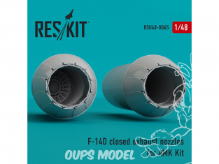 ResKit kit d'amelioration Avion RSU48-0065 Tuyère pour F-14D fermée kit AMK 1/48