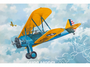 roden maquette avion 631 Boeing Stearman PT-17 Kaydet 1/32