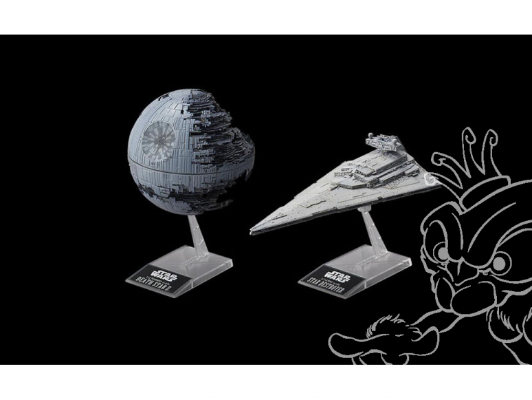 Revell maquette Star Wars 01207 BANDAI Death Star II et Star destoyer 1/72