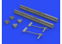 Eduard kit d&#039;amelioration avion brassin 648577 Lance roquettes Bazooka P-51D Eduard 1/48