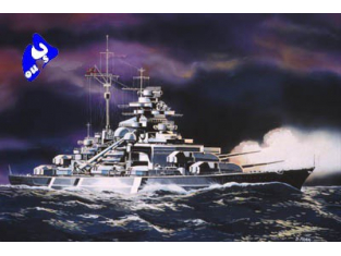 Revell maquette bateau 65802 model set Bismarck 1/1200
